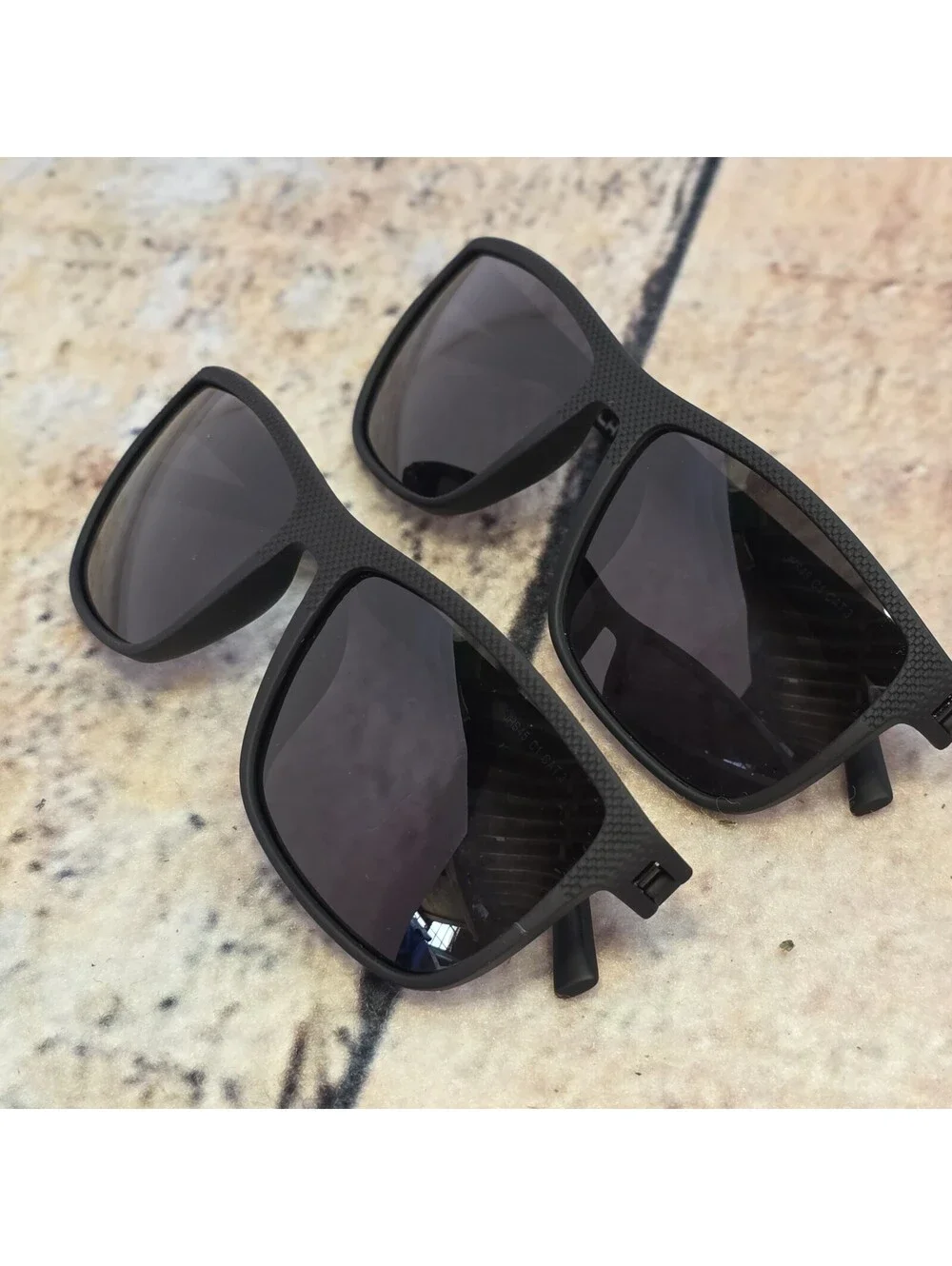 2 Pack Polarized Square Sunglasses Men Women Trendy Shades